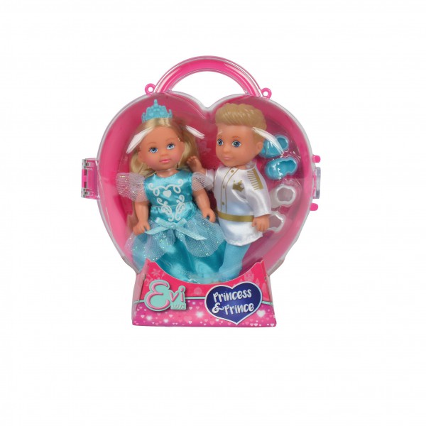 Куклы Тимми и Еви - принц и принцесса, 12 см.  
